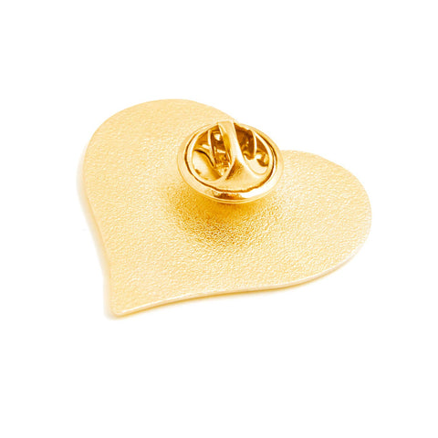 Firefly Reflectors Reflektierende Pins; Set mit Herz und Blitz - Gold