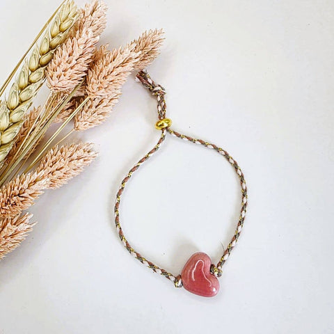 Ibiza Boutique - Armband HERZCHEN Vintage Pink