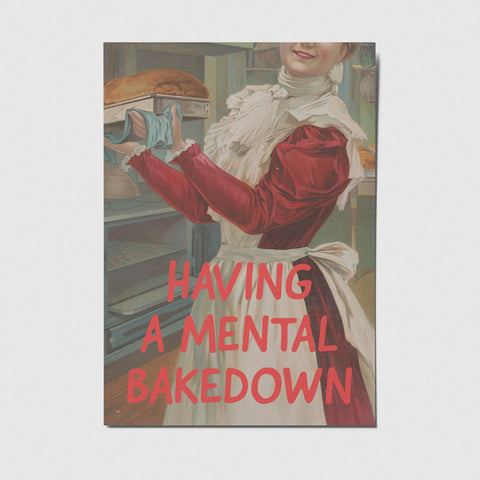 Studio Mirabella - Mental Bakedown - Postkarte