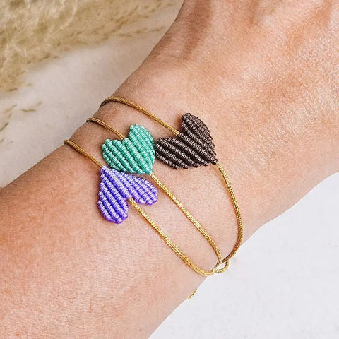 Ibiza Boutique - Armband HERZ grün
