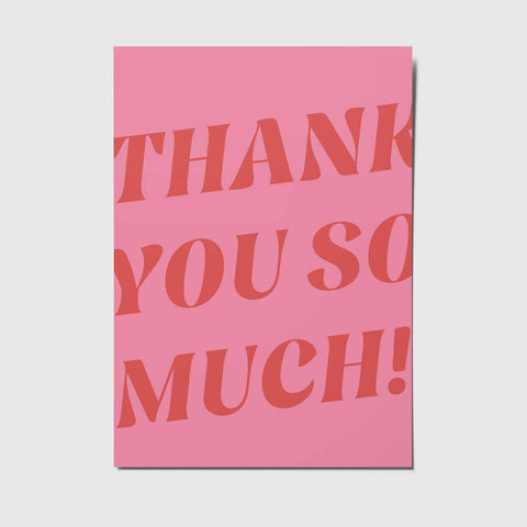 Studio Mirabella - Thank You So Much - Postkarte 