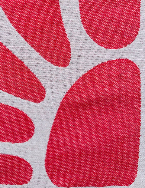 by Lena K FOUTA RIO aus recycelter Baumwolle - Rouge