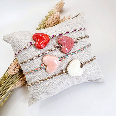 Ibiza Boutique - Armband HERZCHEN Vintage Pink