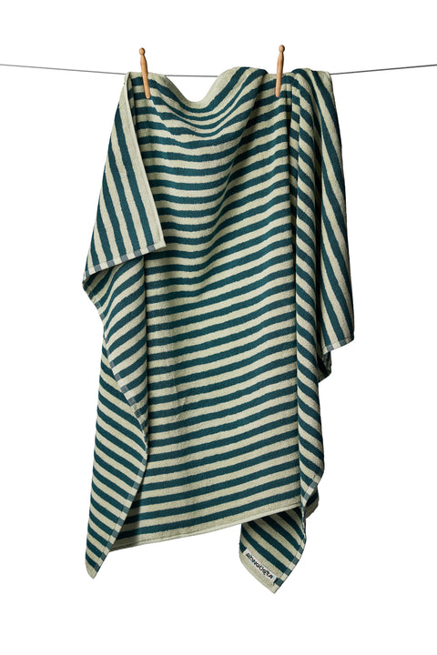 Bongusta - Badetuch NARAM seafoam & deep teal