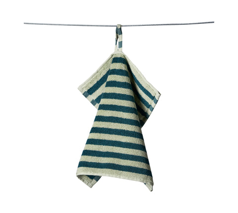 Bongusta - Waschlappen NARAM sea foam & deep teal