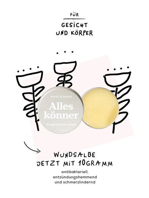 Mari & Anne - Ringelblumensalbe Alleskönner Sensitiv Mini