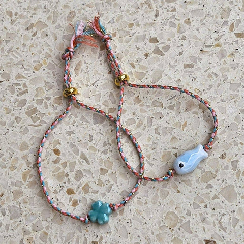 Ibiza Boutique - Armband FISCH cyan