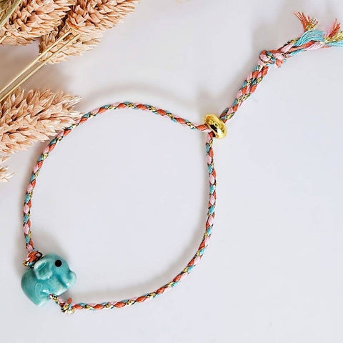 Ibiza Boutique - Armband ELEFANT grün