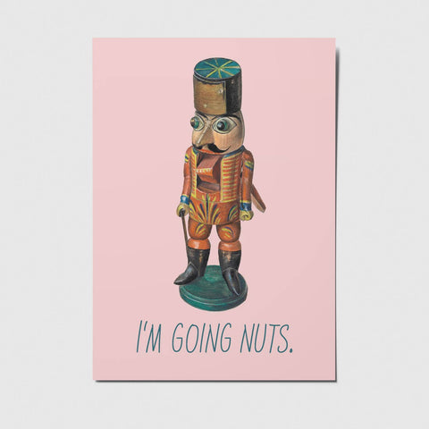 Studio Mirabella - I'm Going Nuts - Postkarte