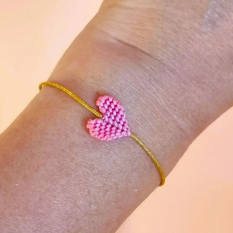Ibiza Boutique - Armband HERZ rosa